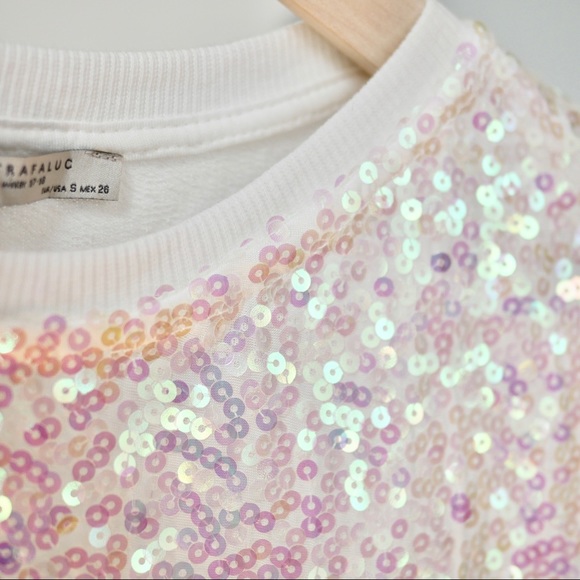 NWT Zara sequin crop top - Picture 7 of 8